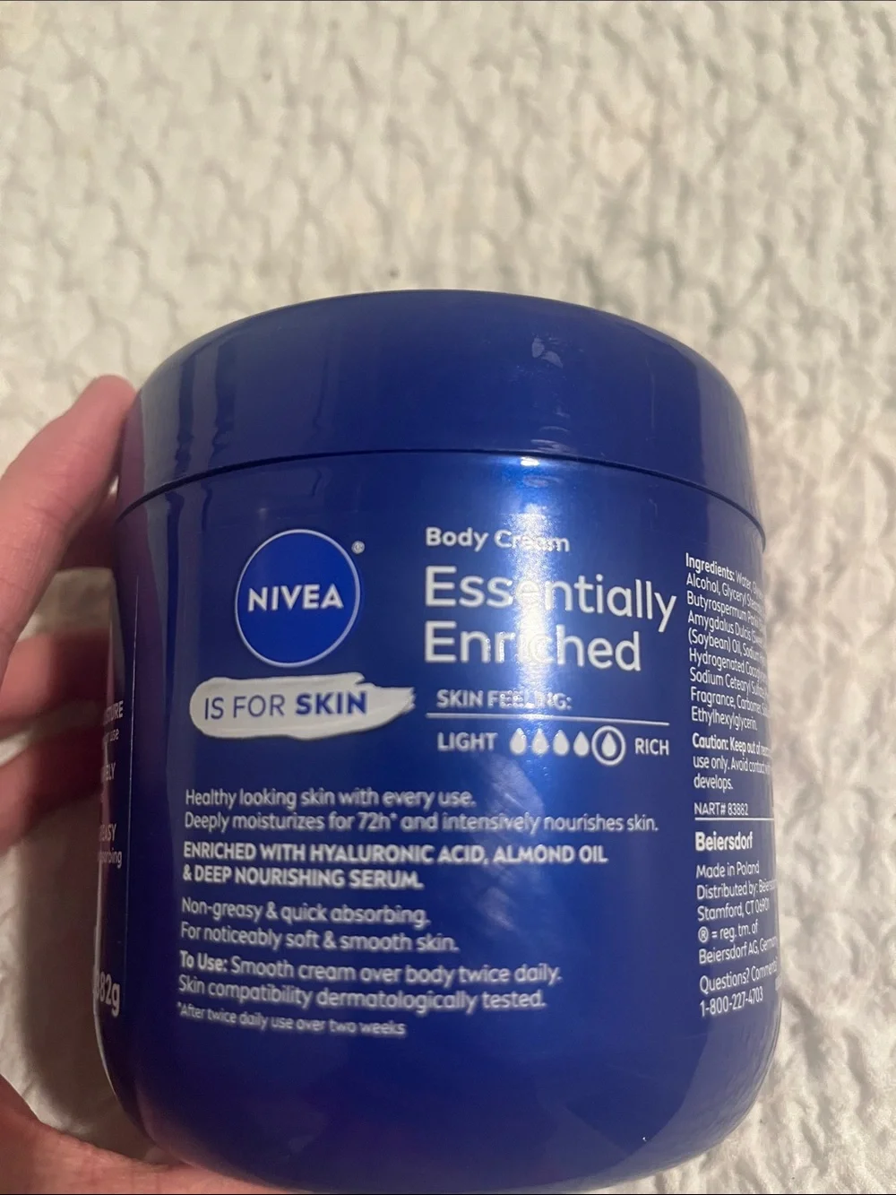 NWT Nivea Body Cream Tub